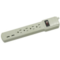 6-Outlet 790 Joule Surge Protector Power Purg Power Power